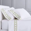 80s Long Stapled Cotton Home Beddings Set 4pcs Embroidery Quilt Cover