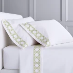 80s Long Stapled Cotton Home Beddings Set 4pcs Embroidery Quilt Cover