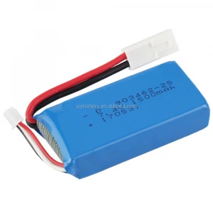 903462 2S 7.4V 1500mAh 20C high rate RC helicopter lipo battery for FX067C model aircraft