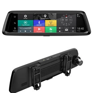 9.88 Inch 4G GPS  WIFI dash cam Video recorder Dual Lens cameras FHD 1080p car black box