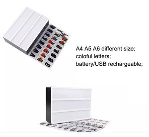Buy A4 A5 A6 Acrylic Cinema Advertising Led Light Box Sign Cinematic ...