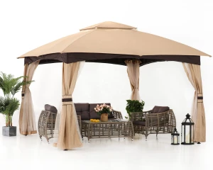 ABCCANOPY 10x12 Feet Pop-Up Gazebo Tent Instant with Mosquito Netting Outdoor Gazebo Canopy Shelter
