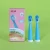 Import ABS Food Grade Material Soft Bristle Wholesale Musical Cartoon Sonic Kids Electrical Replacement Toothbrush Heads For Children from China