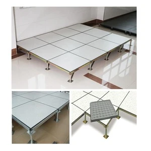 adaptive cabling distribution system adjustable height anti static raised flooring