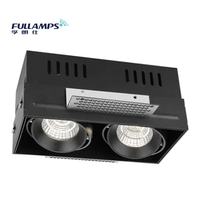 Adjustable 2*3W led under cabinet light with brand chip and driver, high CRI and power factor