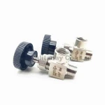 Adjustable needle valve SS304 Flow trimming needle valve 1/8" 1/4" 3/8" 1/2" Female male male to female thread needle valve