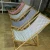 Import Adjustable outdoor folding bamboo wooden beach chair with custom cloth from China