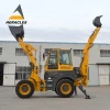 agriculture machinery farm using earth moving hole digger machine loader backhoe with extra hydraulic valve line optional