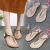 Import AL2031SW 2017 new bohemia flat women sandals beautiful ladies sandals photo from China