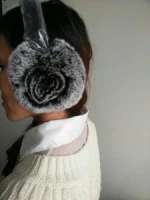  Luxury Rabbit Fur Ear Muff Fur Hand Muff