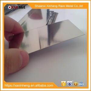 alkali wash 0.05mm thick tungsten foil thin tungsten sheet