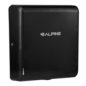 Alpine Industries Willow Commercial Black High Speed Automatic Electric Hand Dryer