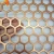 Import Aluminum 3mm copper anodized hexagonal perforated metal screen wholesale from China
