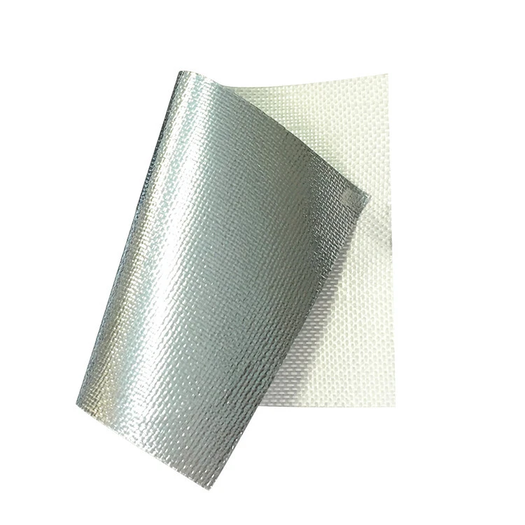 Aluminum Foil Fiberglass Cloth flame retardant