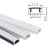 Import aluminum heatsink extruded profile for led light  energy conservation led strip Ceiling Light corner from China
