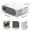 [Amazon 2021 Hot Selling Projector] Native 1080P Full HD 6500 Lumens LCD LED Projector For  Home Cinema