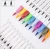 Import Amazon 48 colors dual tips brush pens with fineliner coloring books art sketching water color brush marker from China
