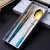 Import Amazon hot sale 304 Stainless Steel dinnerware sets Western Tableware Steak Knife, Fork and Spoon Gift Set from China