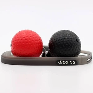 Amazon hot sale Wholesale Adjustable Boxing Training Reflex Ball headband punching speed boxing reflex ball