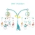 Import Amazon Hot sell Musical Projection Box Hanging Rattle Bracket Holder Baby Crib Mobiles Bed Bell Toy For Newborn Infant from China