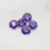 Import Amethyst Round Double Checkerboard Cubic Zircon For Jewelry from China