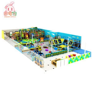 Amusement park customized theme forest ocean pirates castle children kids Entertainment equipment soft play indoor playground