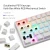 Import Anne Pro 2 60% NKRO BT5.0 Type-C RGB 61 Keys Mechanical Gaming Keyboard Cherry Switch Gateron Switch from China