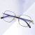 Import Anti Blue Light Glasses Frame Women Eye Protection Anti Radiation Eyeglasses Men Anti-Blue Rays No Degree Glasses from China