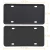 Import Anti shock Rust-proof Number Plate Holder Universal American Auto Car Silicone License Plate Frame Black silicone license frame from China