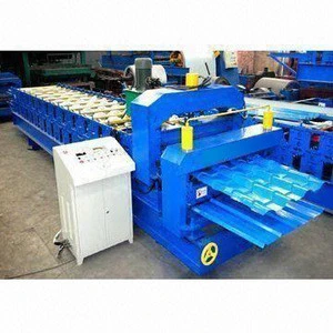 automatic color steel roof tile making machine