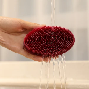 b ath brush super  Soft Silicone Bay Bath Scrubber Sponge Anti-bacterial Body Shower Silicone Baby Bath Brush