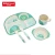 Import Baby Feeding Tableware Set Bamboo Fiber Degradable Tableware Set Baby Gift from China