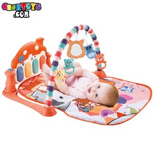 Baby Play Mat With Multifunction Harmonium And Hanging Toy Bell For New Born Baby