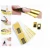 Import Bag of 100 Nail Forms Stickers for Acrylic Gel Tips Nail Art form extension guide tool Golden square nail patch from China