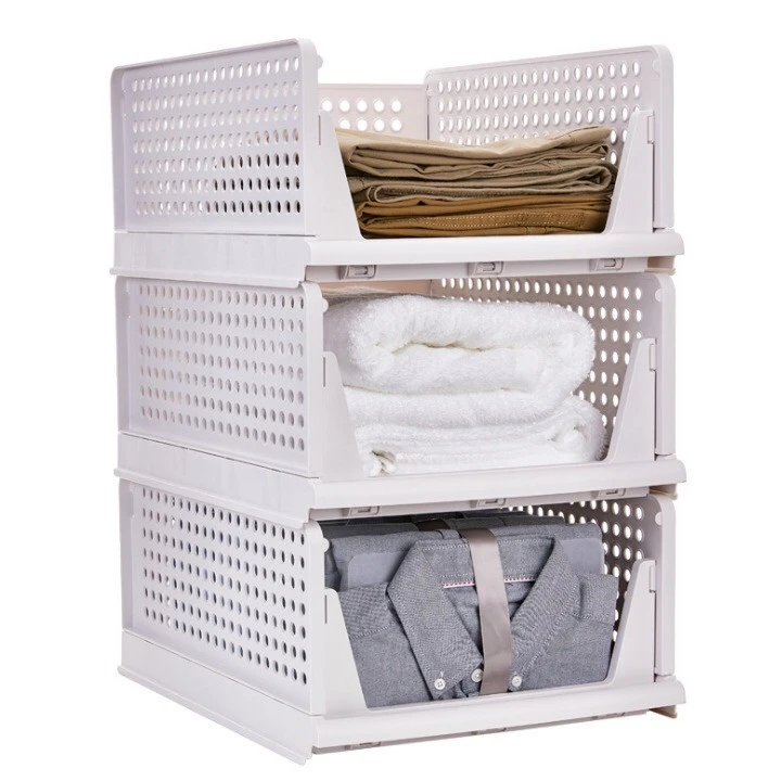 Bathroom Desktop Organizer Shelf Storage Cabinet Stackable Layered Drawer Plastic Storage Basket