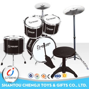 Battery operated musical instrument plastic kids jazz drum set professional
