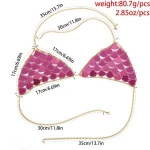 bc001 jn body chain jewelry wholesale chunky jewelry  body bra chain body jewelry for women