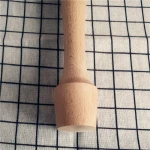 Beechwood Drink Muddler Wooden Masher Crusher Cocktail Damper Tool Ice Hammer
