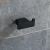 Import Beelee BA1106B Modern Stainless Steel Wall Mounted Black Double Towel Robe Hooks from China