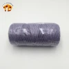 Best sale  3mm purple color twist rope macrame cords