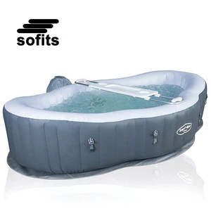 Bestway 54156 Siena AirJet inflatable oval hot tub spa 2 person