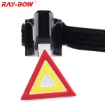 Bike light with two styles of red and white light easy to carry and safety highlight USB charging bicycle light