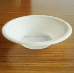 Biodegradable Cornstarch Disposable 400ml Bowl for Takeaway Food Container Hl-Bw003