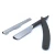Import Black coated barber straight razor with exposed blade from Pakistan