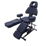 Black Facial Tattoo Bed Stationary Pedicure Massage Table Chair Salon Spa Beauty