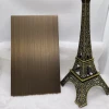 Black Hairline Stainless Steel Sheet Antique Copper Decorative Sheets