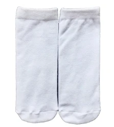 Blank Sublimation Sport Print White  Polyester Socks For Sublimation Printing Blank,length 15/20/24/30/40cm