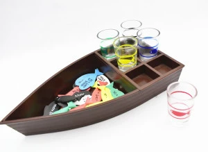 boat shot glass reel fishing machine parts  drinking game party supplies