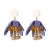 Import Bohemia Beautiful Trendy  Clear Candy Colour Petal Gold Plated Stamen Acrylic Resin Earring Jewelry from China