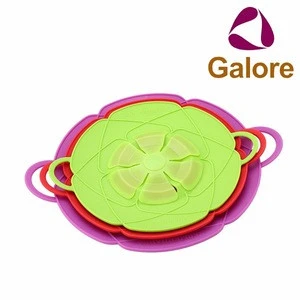Boil Over Cookware Pot Cover Lids Silicone Spill Stopper